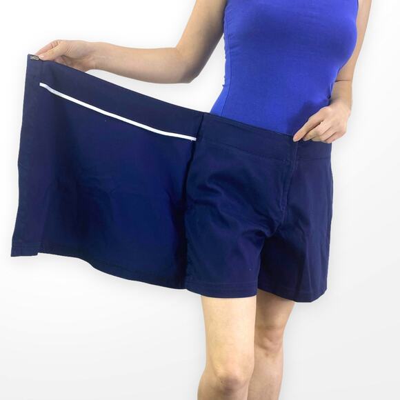 00s DOCKERS Vintage Blue Wrap Around Skort - Picture 1 of 7